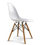 Set of Two Classy DSW Chairs White