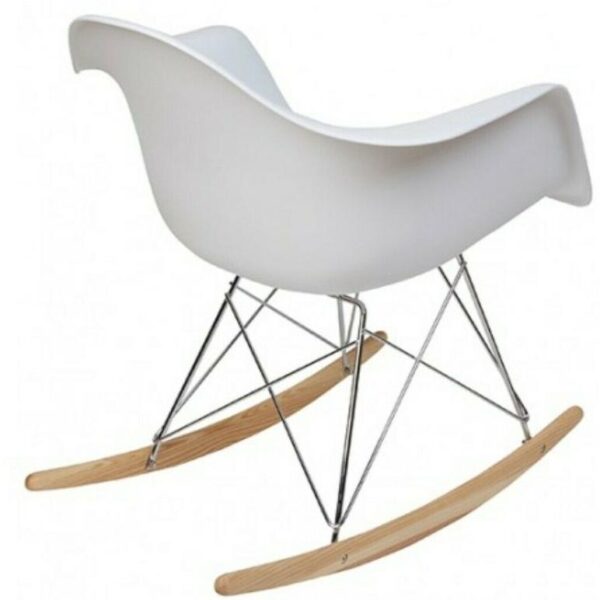 Eames rocking chair RAR Replica White By Decomica - DECOMICA