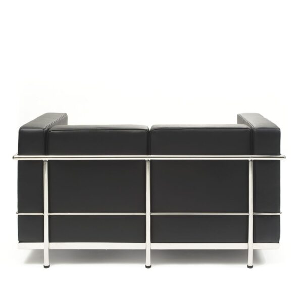 Premium Le Corbusier LC2 Two Seater Armchair Replica - Classic Modern Design Furniture - Image 2