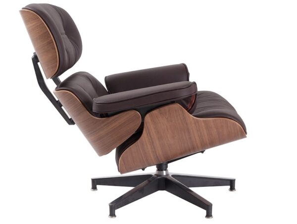 Classy Style Lounge Chair Only Walnut Wood – Brown